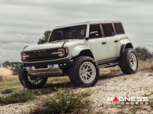 Ford Bronco Custom Wheels - HFX-1 by Vossen - Polished Silver Ford Bronco Custom Wheels - HFX-1 by Vossen - Polished Silver